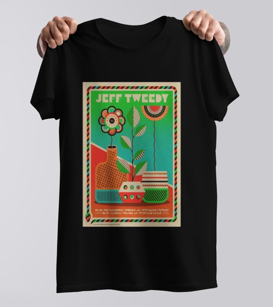 Jeff Tweedy La Rosa Tucson March 17 2026 With Liam Kazar T-Shirt