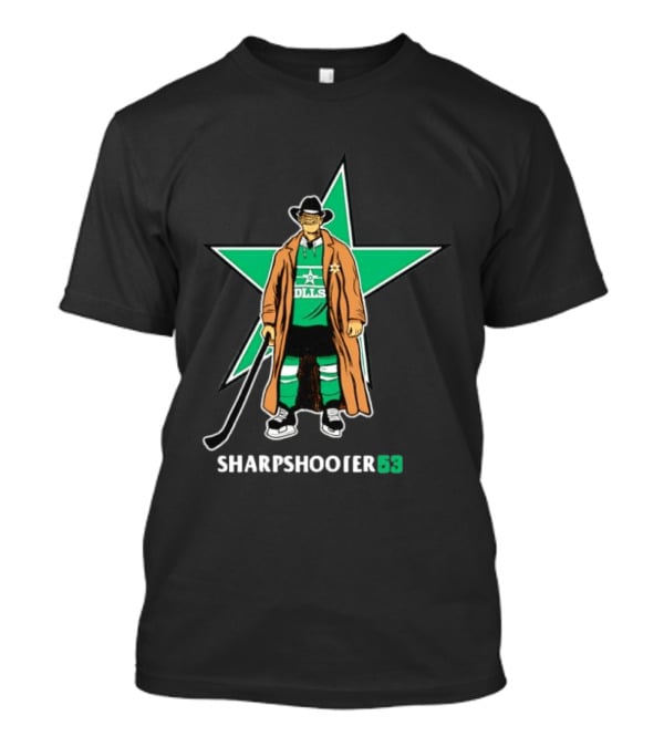 Sharpshooter 53 Dallas Stars Wyatt Johnston Hockey T-Shirt