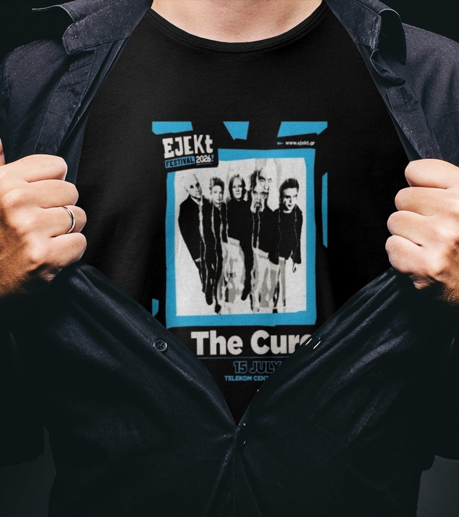 EJEKT Festival 2026 The Cure 15 July Telekom Center Athens T-Shirt