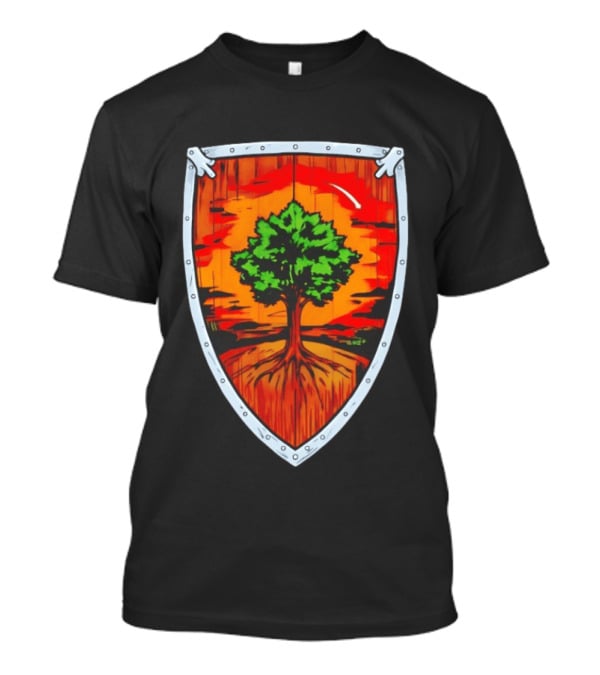 Ser Duncan The Tall Shield Tree Green Warrior Crest T-Shirt