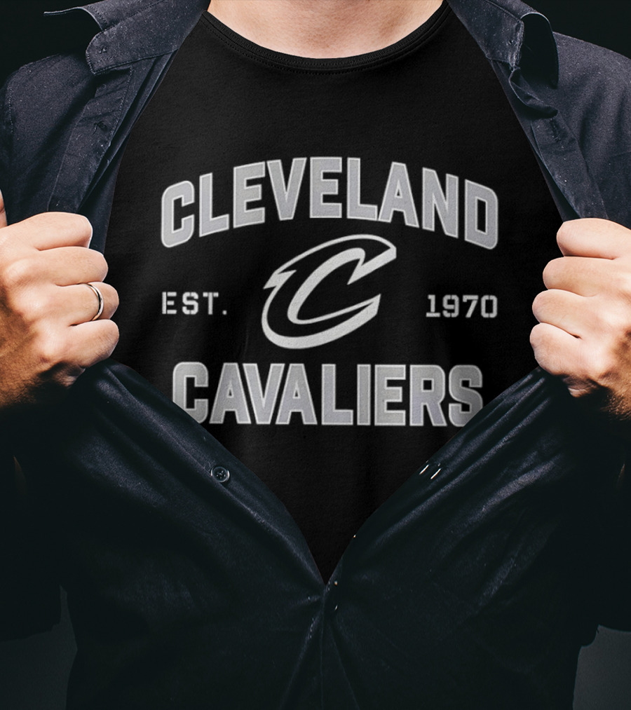Cleveland Cavaliers Est 1970 Classic C Basketball Legacy T-Shirt