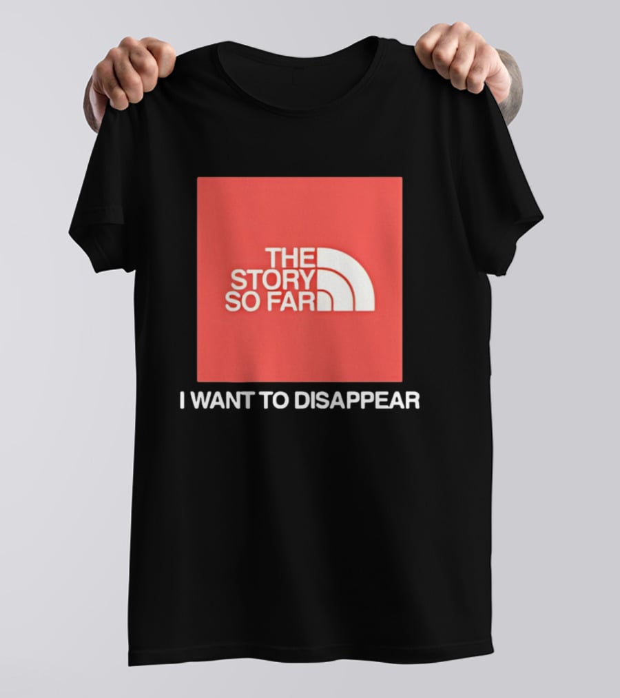 The Story So Far I Want To Disappear Red And White T-Shirt