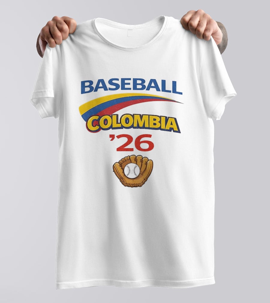 Colombia Baseball Classic 2026 '26 Glove And Ball T-Shirt