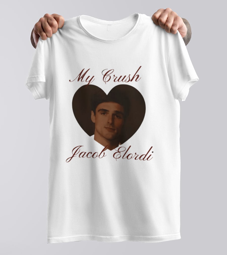 My Crush Jacob Elordi Heart T-Shirt