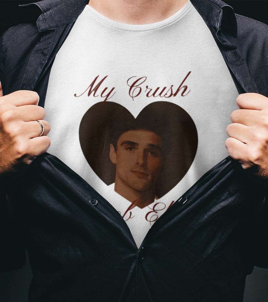 My Crush Jacob Elordi Heart T-Shirt