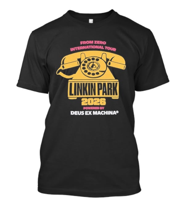 Linkin Park 2023 Powered By Deus Ex Machina Retro Style Collaboration T-Shirt