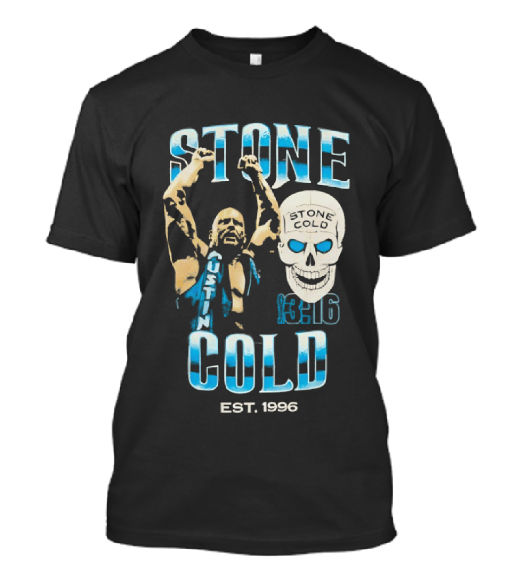 Stone Cold Steve Austin 3 16 Skull Est 1996 T-Shirt