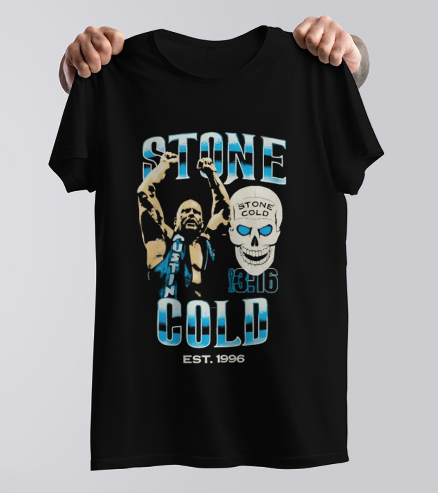 Stone Cold Steve Austin 3 16 Skull Est 1996 T-Shirt