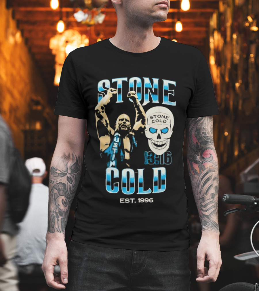 Stone Cold Steve Austin 3 16 Skull Est 1996 T-Shirt