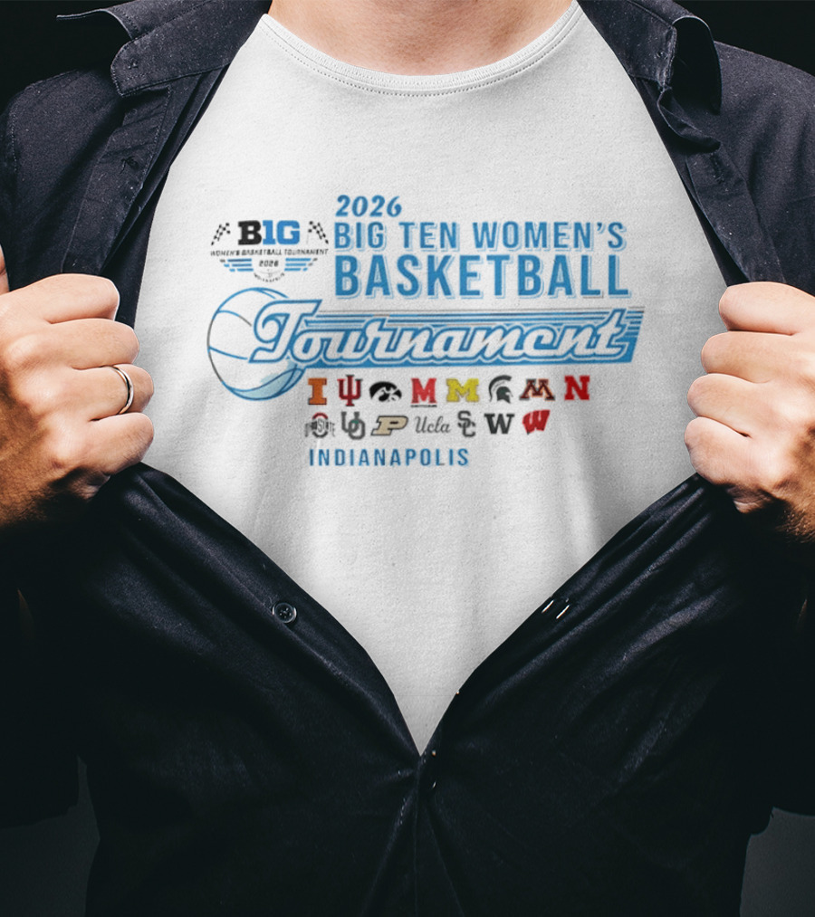 2026 Big Ten Women's Basketball Tournament Indianapolis T-Shirt