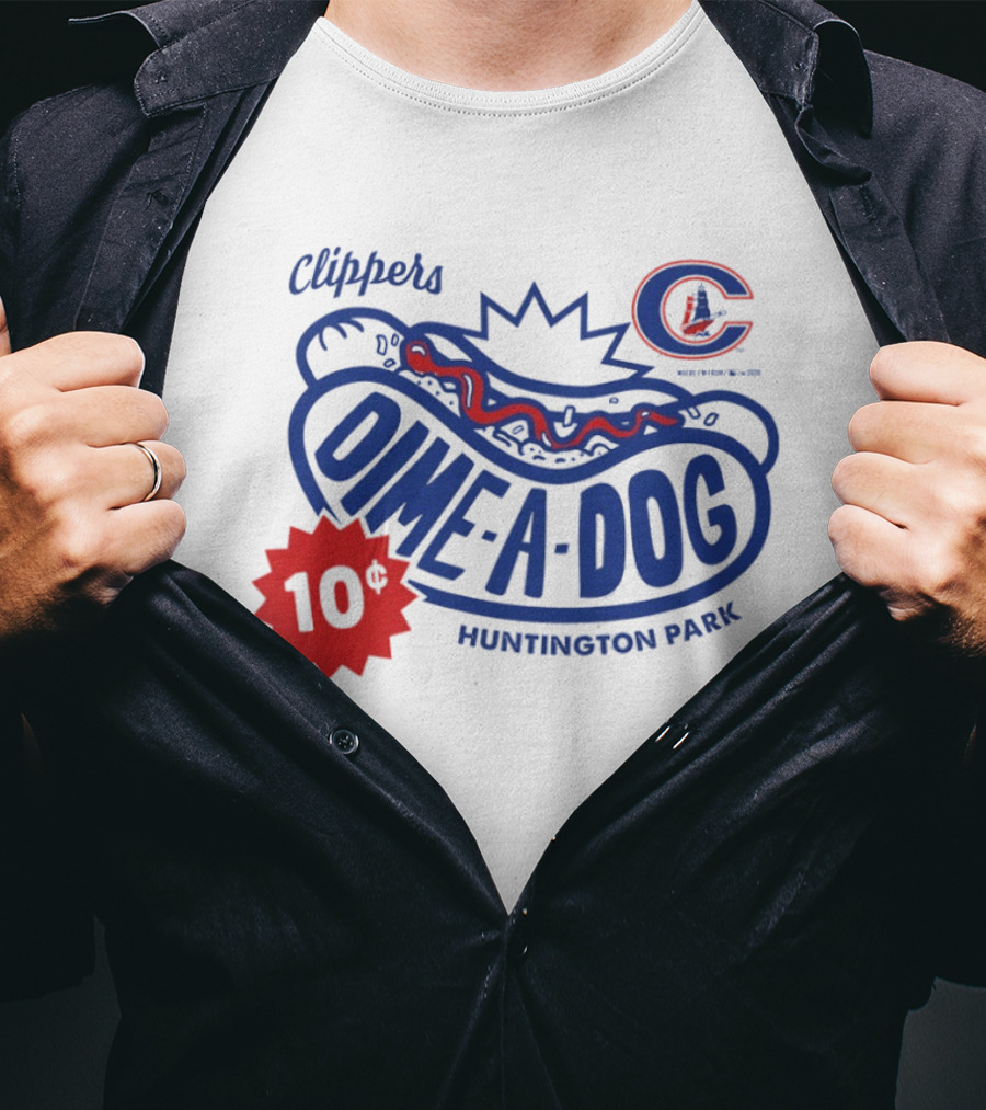 Clippers Dime A Dog 10¢ Huntington Park T-Shirt