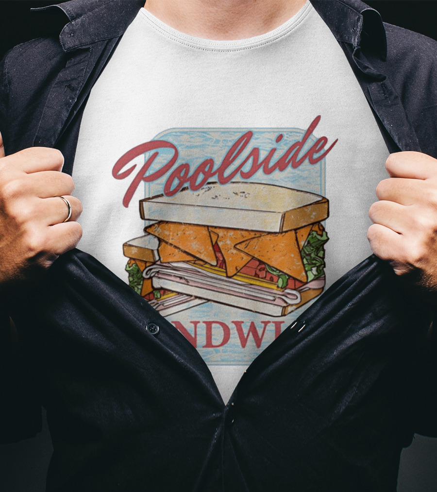 Poolside Sandwich Retro Summer Vibes T-Shirt