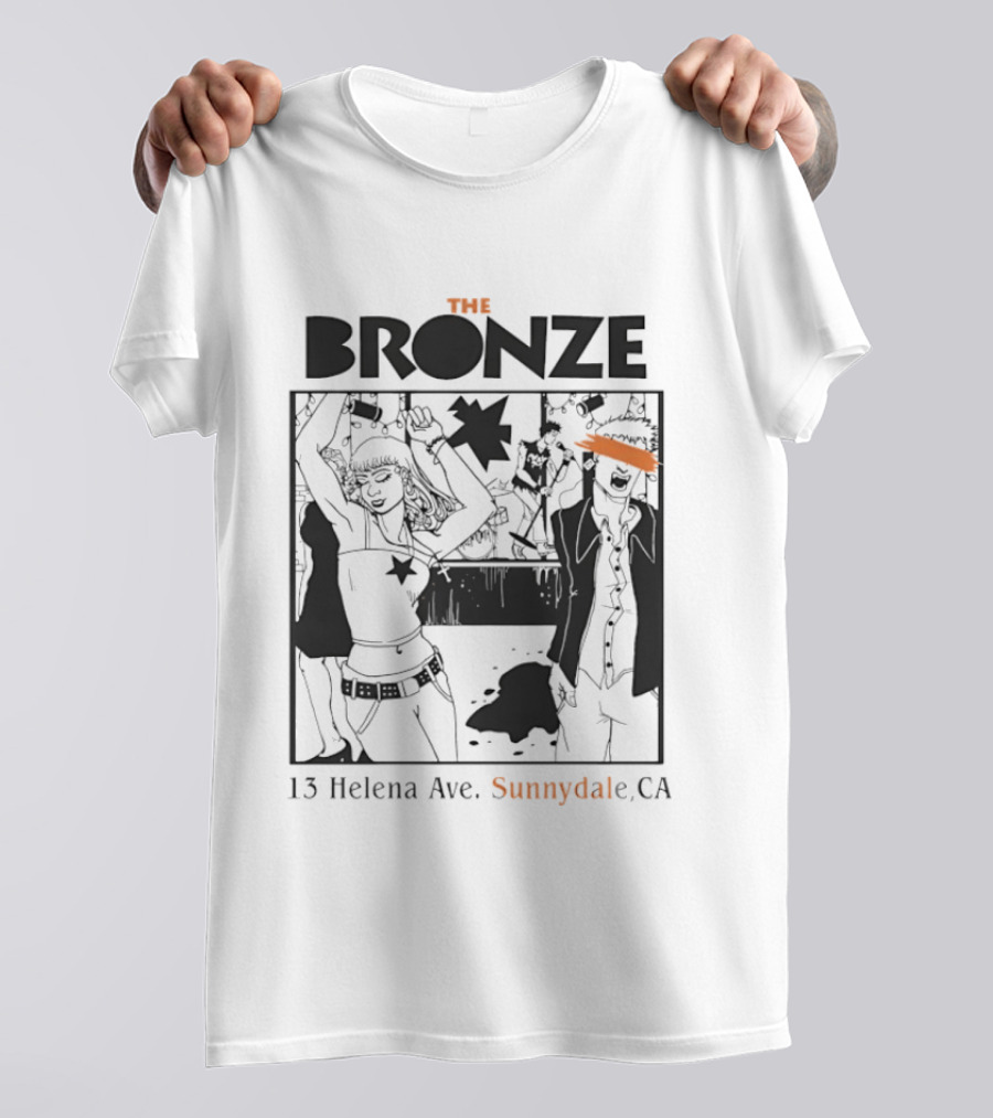 The Bronze 13 Helena Ave Sunnydale CA Party Scene T-Shirt