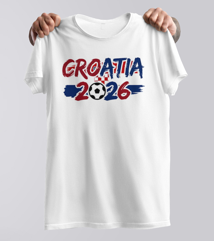 Croatia World Cup 2026 Soccer Team Fan Gear T-Shirt