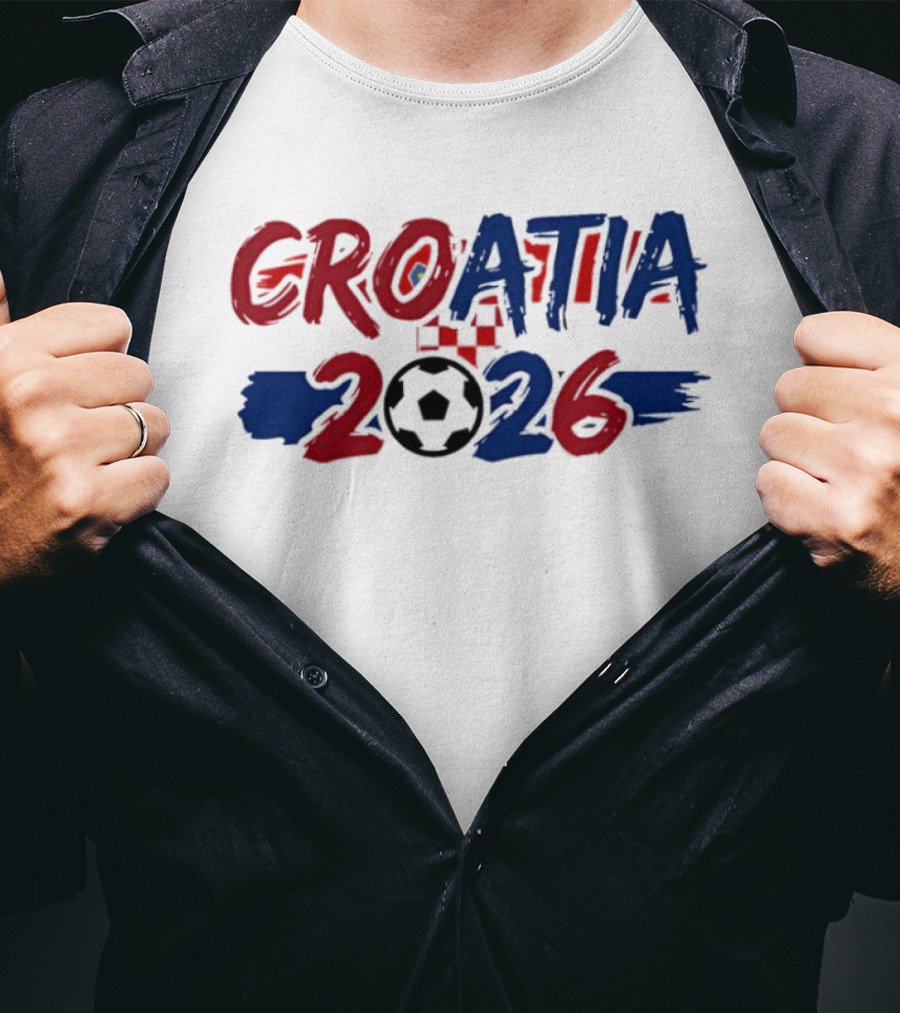 Croatia World Cup 2026 Soccer Team Fan Gear T-Shirt
