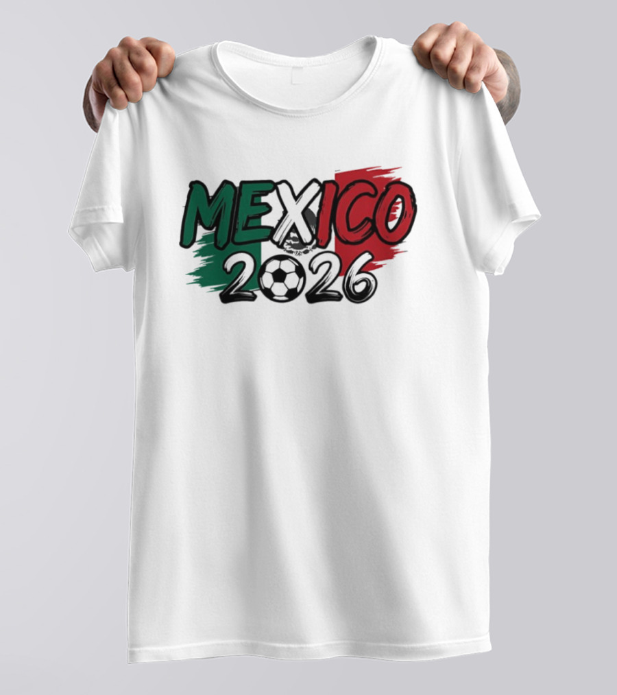 Mexico 2026 Soccer Fan Celebration National Team T-Shirt