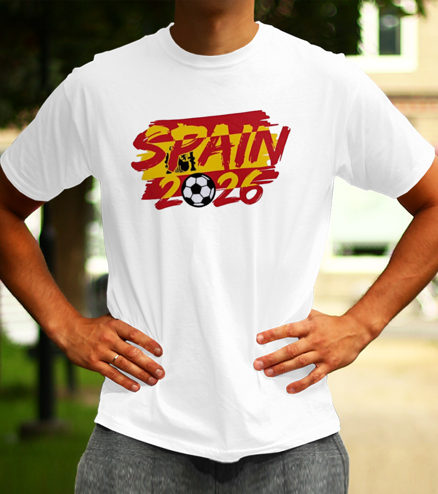 Spain 2026 World Cup Soccer Football Team T-Shirt