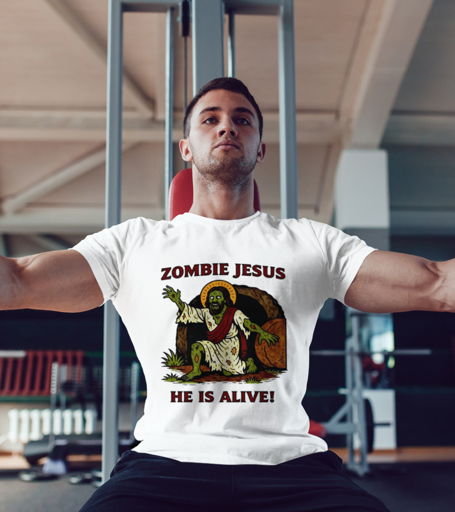 Zombie Jesus He Is Alive Resurrection Meme T-Shirt