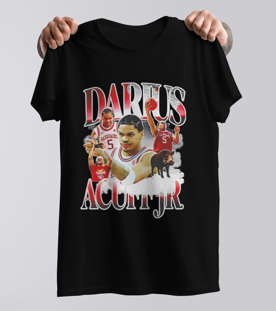 Darus Acuff Jr Arkansas Razorbacks Basketball Player Highlights T-Shirt