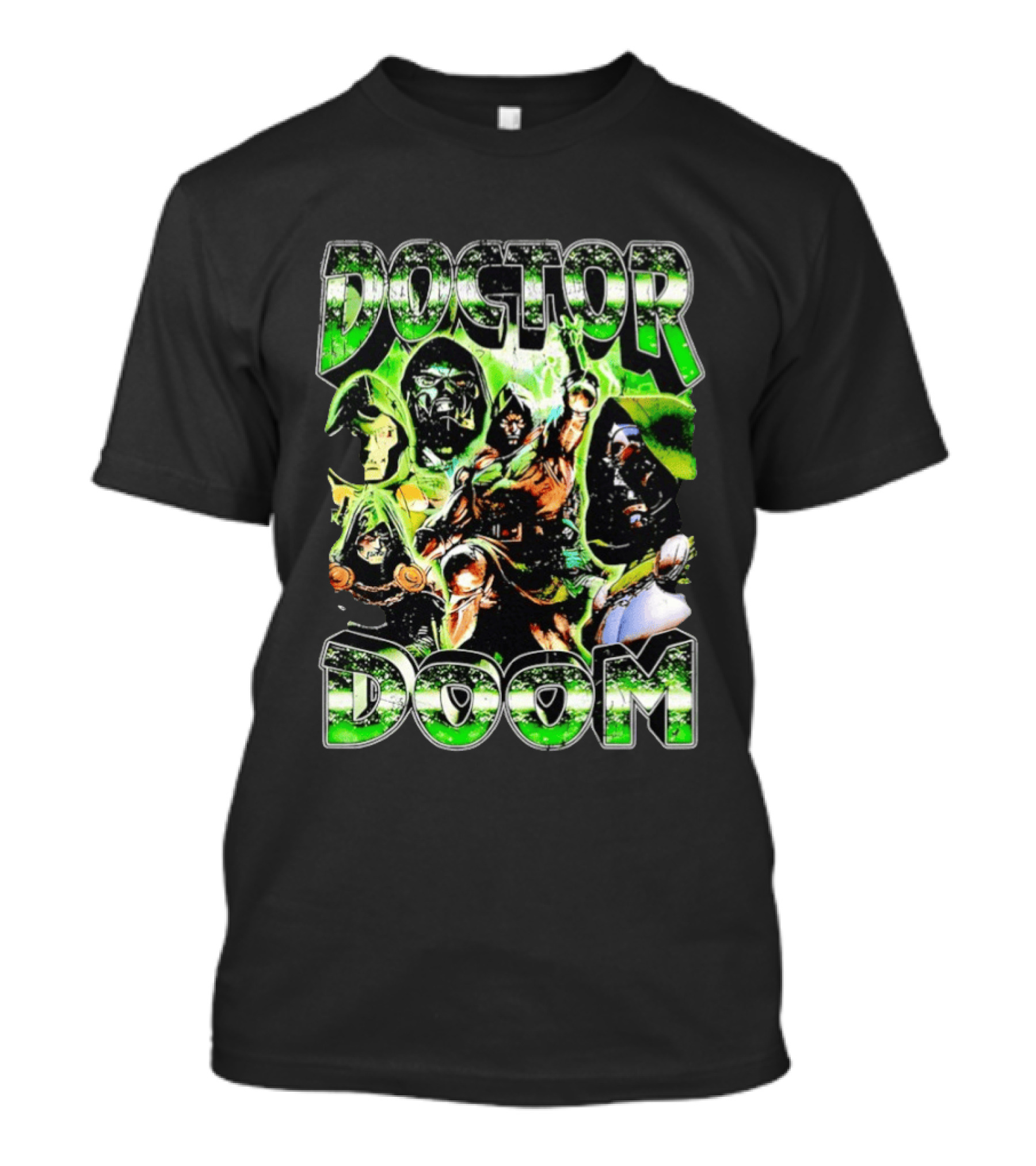 Doctor Doom Marvel Comics Villain Power Poses Montage T-Shirt