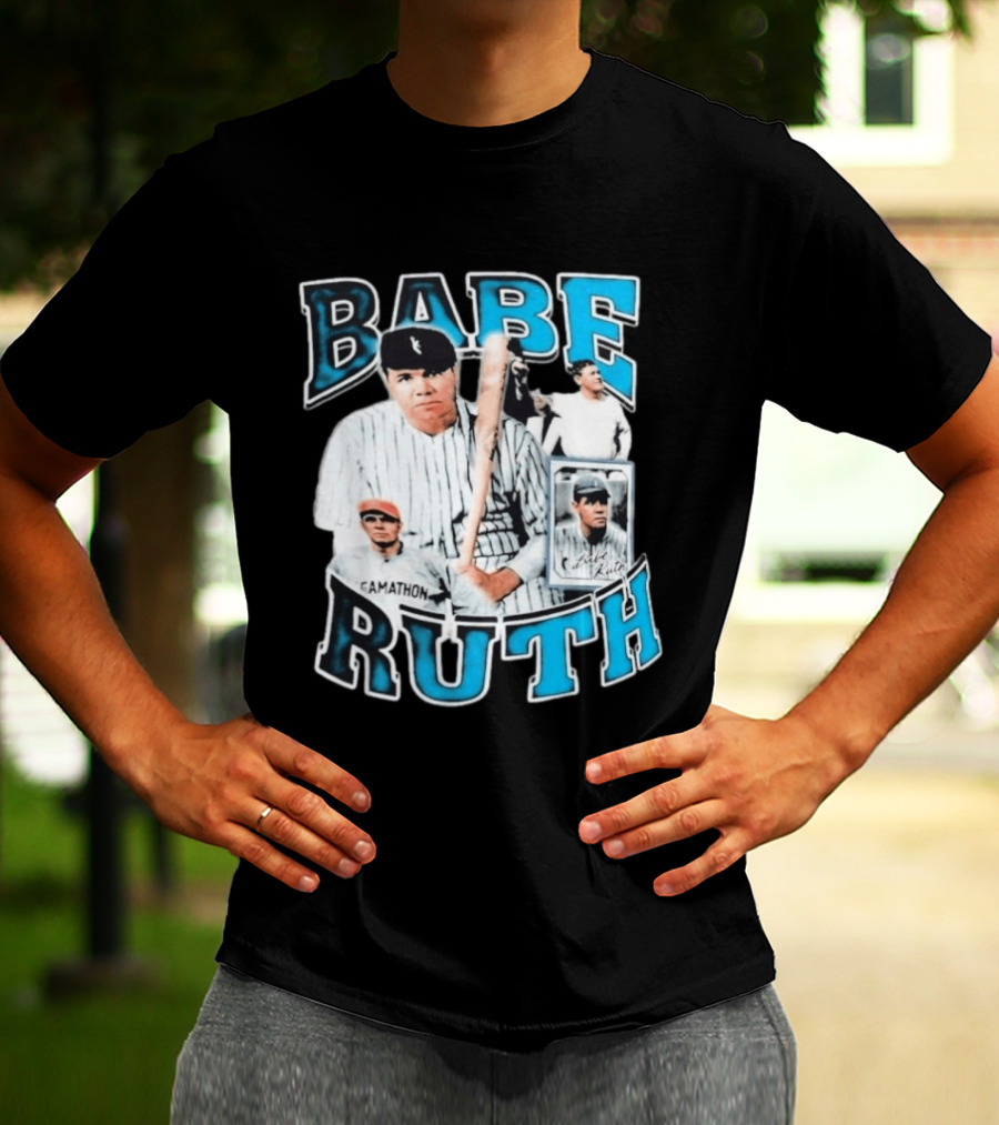 Babe Ruth New York Yankees Iconic Baseball Legend T-Shirt