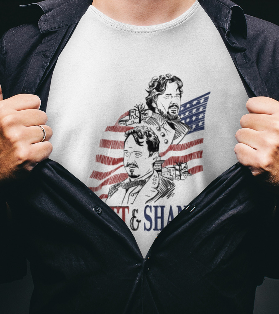Matt And Shane's Secret Podcast American Flag T-Shirt