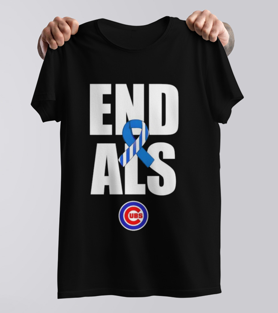 Chicago Cubs End ALS Awareness Support 2026 T-Shirt