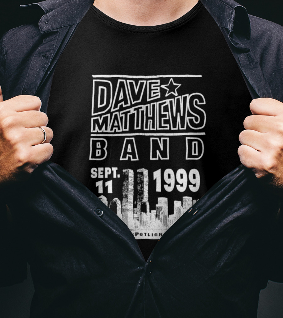 Dave Matthews Band Sept 11 1999 An In The Spotlight Special T-Shirt