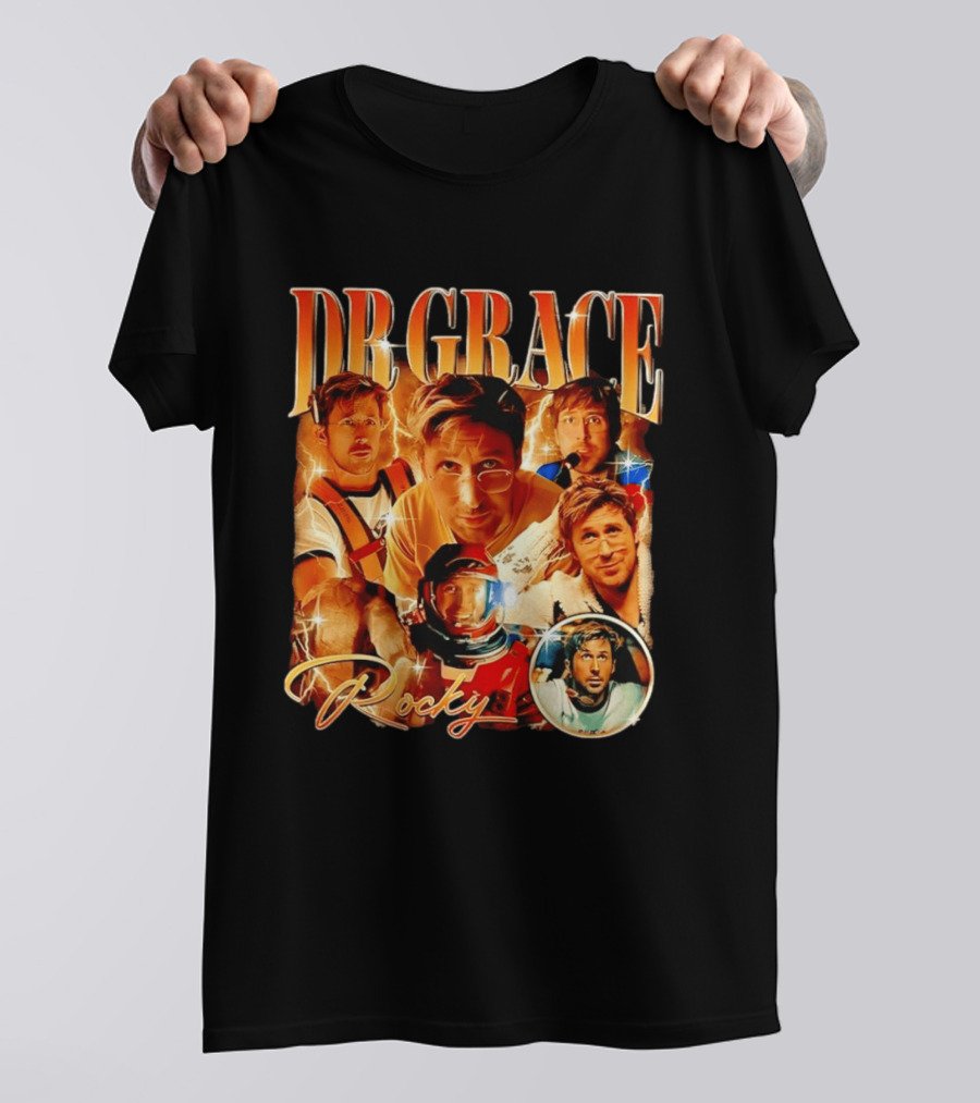 Dr Grace Rocky Ryan Gosling Space Adventure T-Shirt