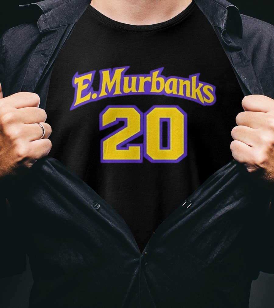 E Murbanks 20 Purple And Gold T-Shirt