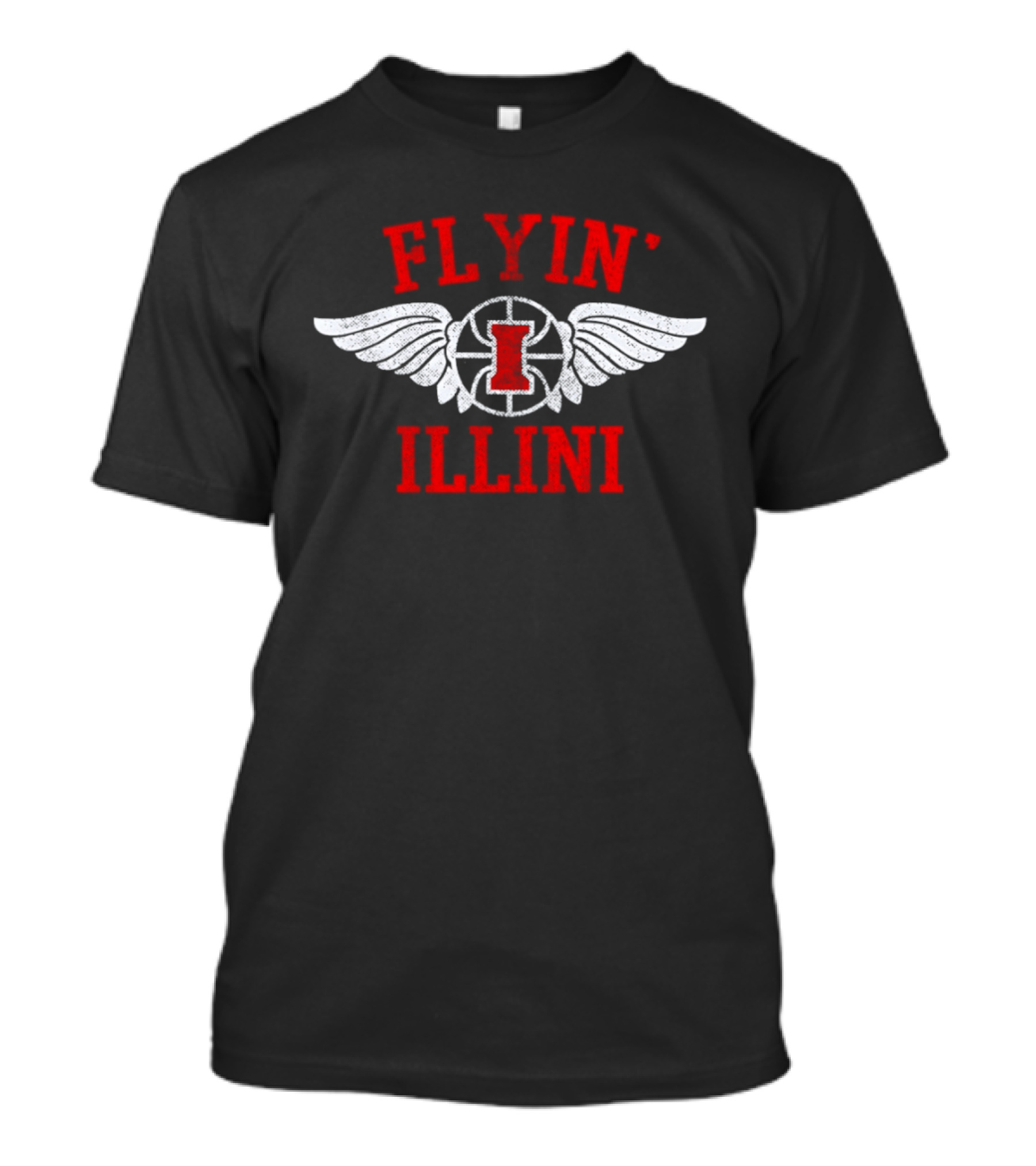 Flyin' Illini Basketball Wings T-Shirt