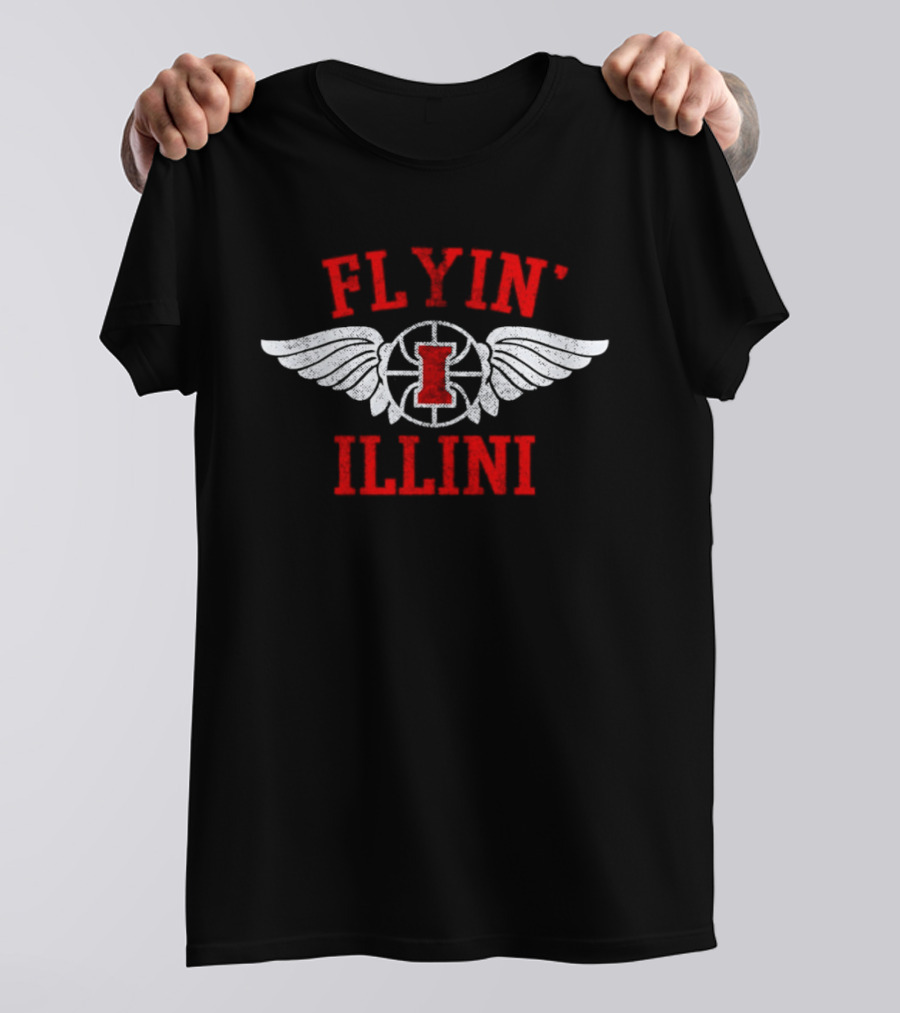 Flyin' Illini Basketball Wings T-Shirt