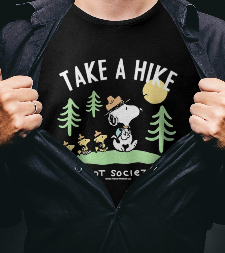 Snoopy Woodstock Take A Hike Riot Society T-Shirt