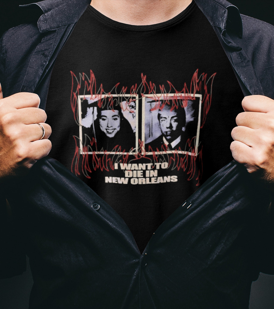 I Wanna Die In New Orleans Suicideboys Faces Flames T-Shirt