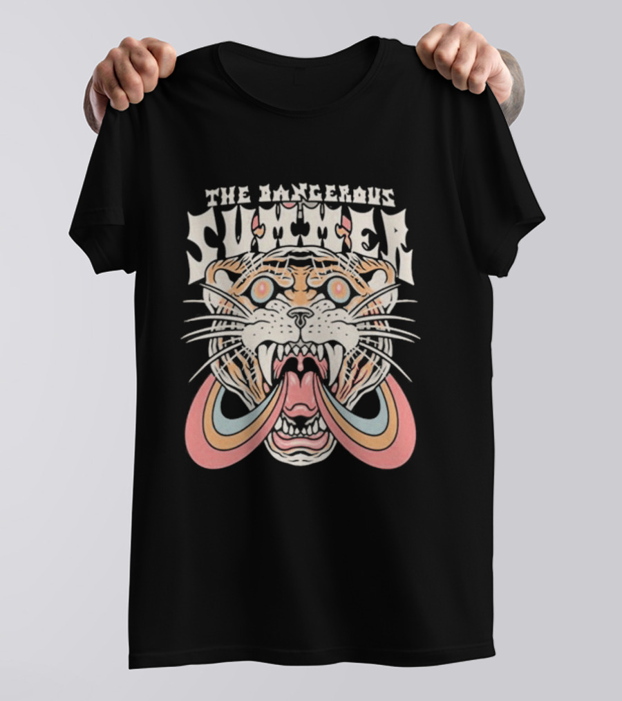 The Dangerous Summer Blind Ambition Tiger With Rainbow Mane T-Shirt