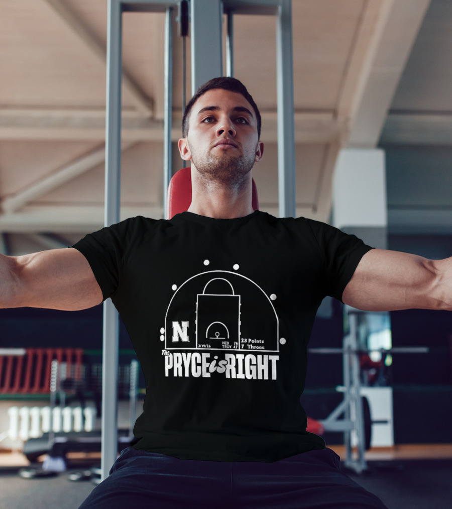 The Pryce Is Right N Basketball Court Stats 23 Points 7 Threes T-Shirt