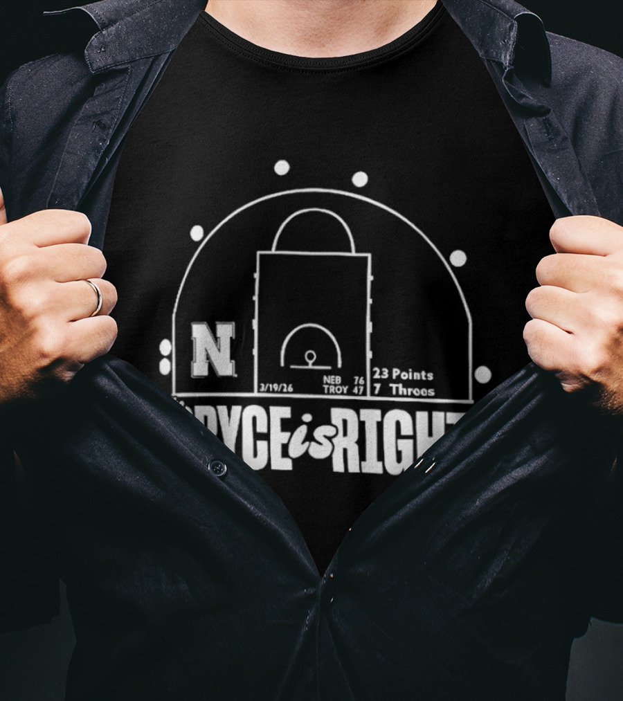 The Pryce Is Right N Basketball Court Stats 23 Points 7 Threes T-Shirt