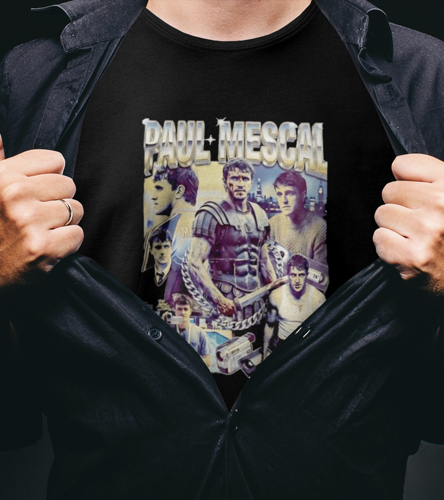 Paul Mescal Gladiator Aftersun Actor Film T-Shirt