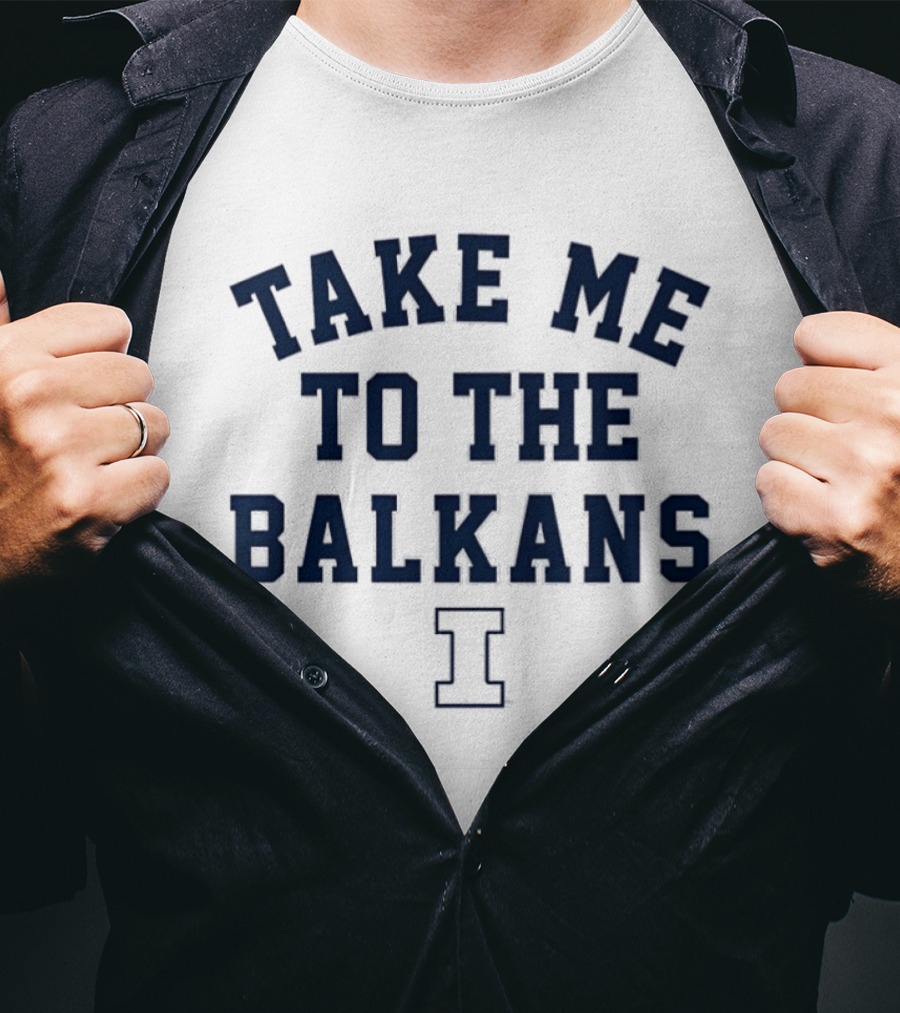 Illinois Fighting Illini Basketball Balkan Adventure T-Shirt