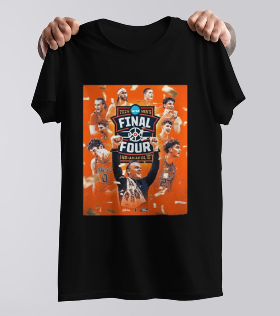 Illinois Fighting Illini 2026 Final Four Indianapolis Celebration T-Shirt