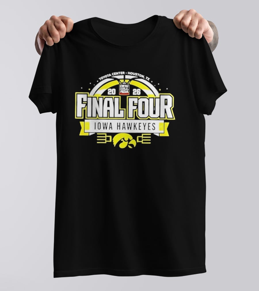 Iowa Hawkeyes NCAA Basketball Final Four 2026 March Madness Arch Madness T-Shirt