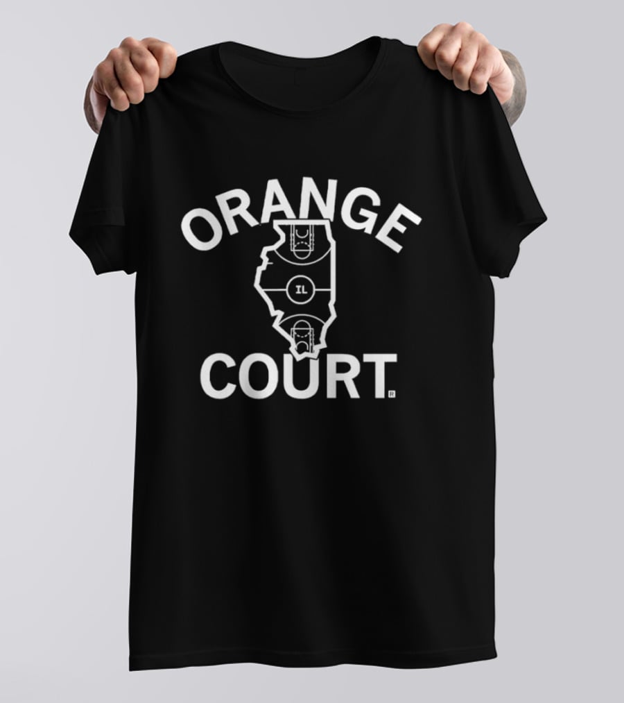 Orange Court Illinois State Basketball T-Shirt