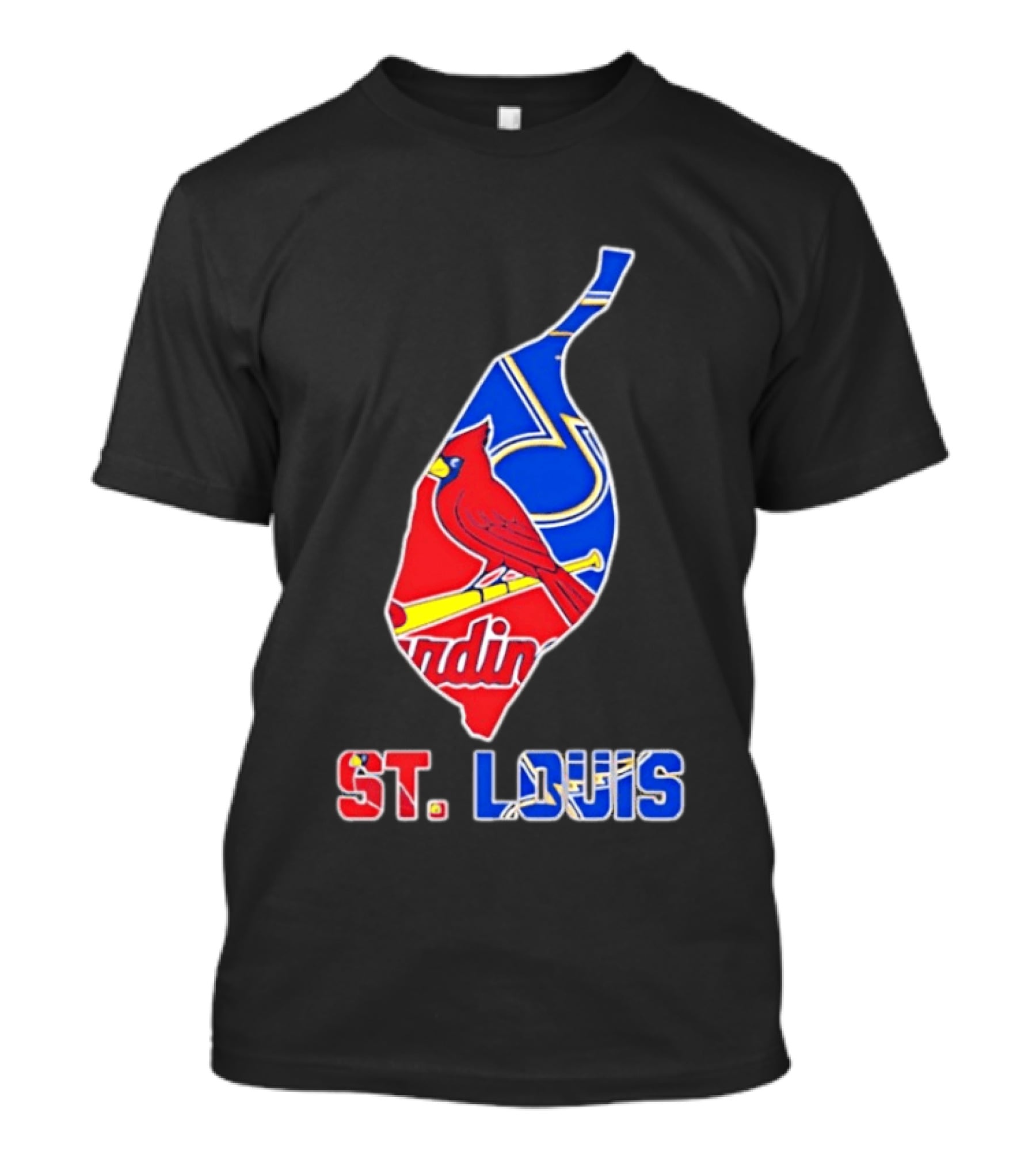 St. Louis Cardinals And Blues Team Spirit T-Shirt