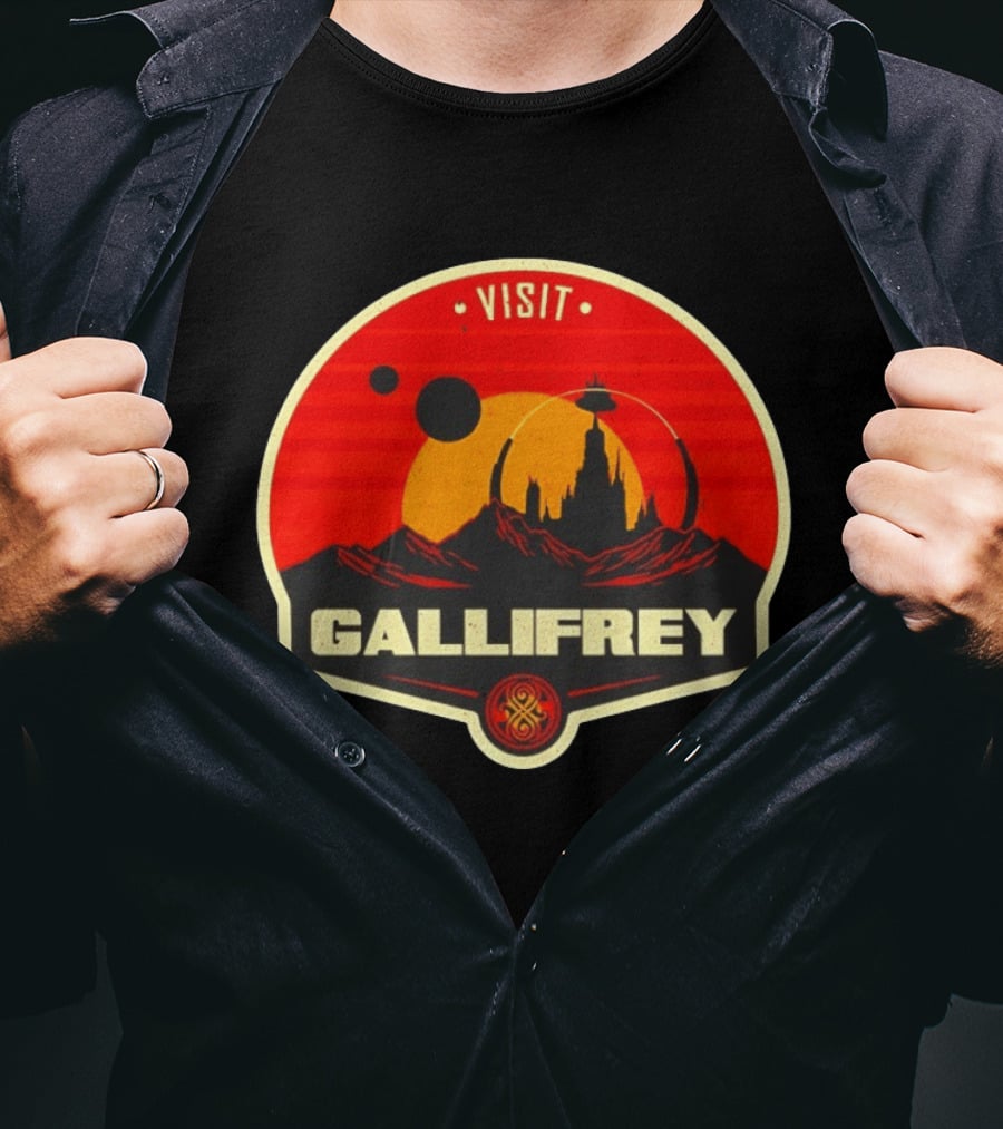 Visit Gallifrey Chrono Citadel Sci Fi World T-Shirt