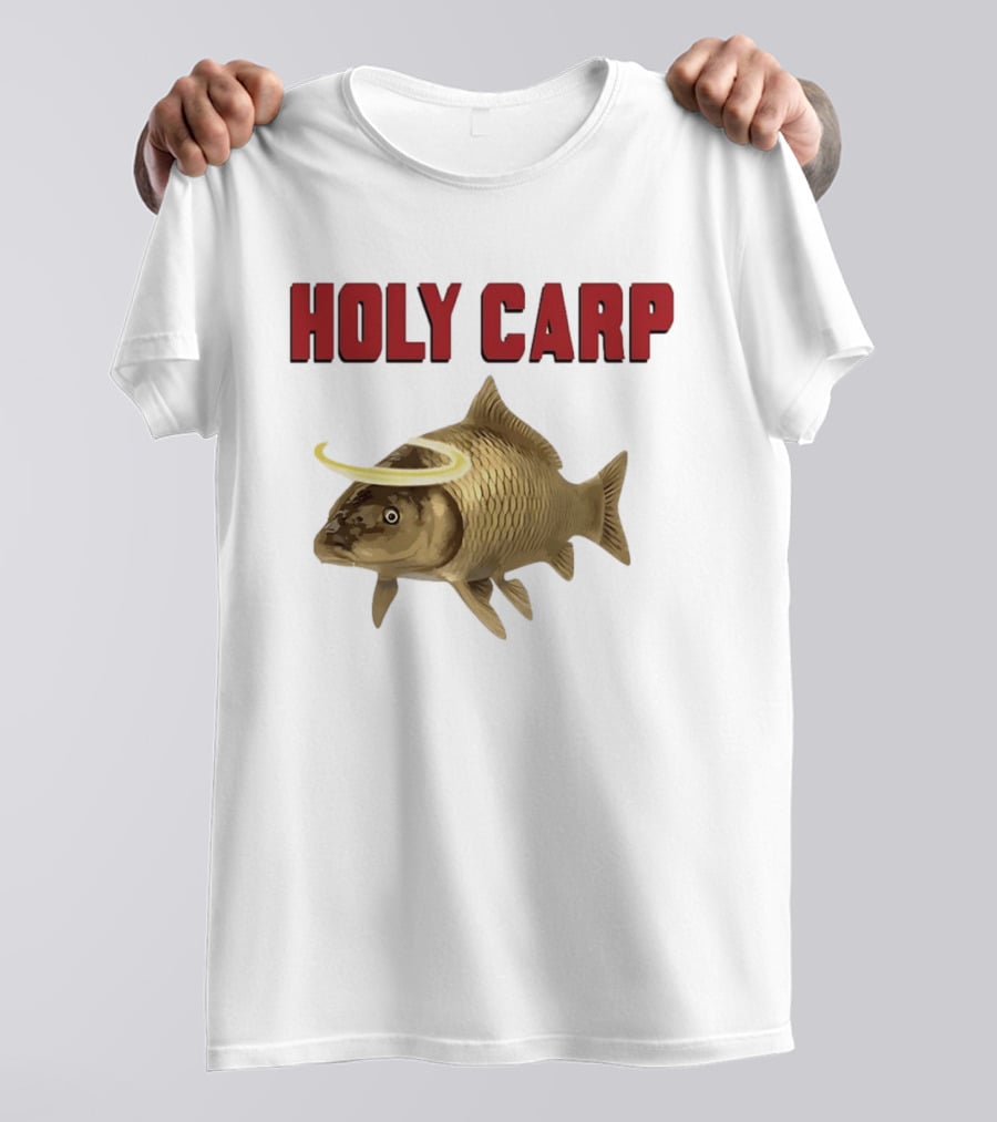 Holy Carp Fish With Halo T-Shirt