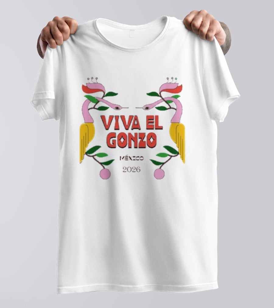 Viva El Gonzo México 2026 Golden Mangrove T-Shirt