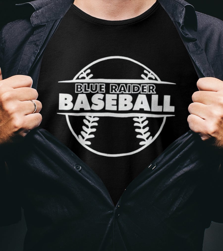 Blue Raider Baseball Vintage Sports Team T-Shirt