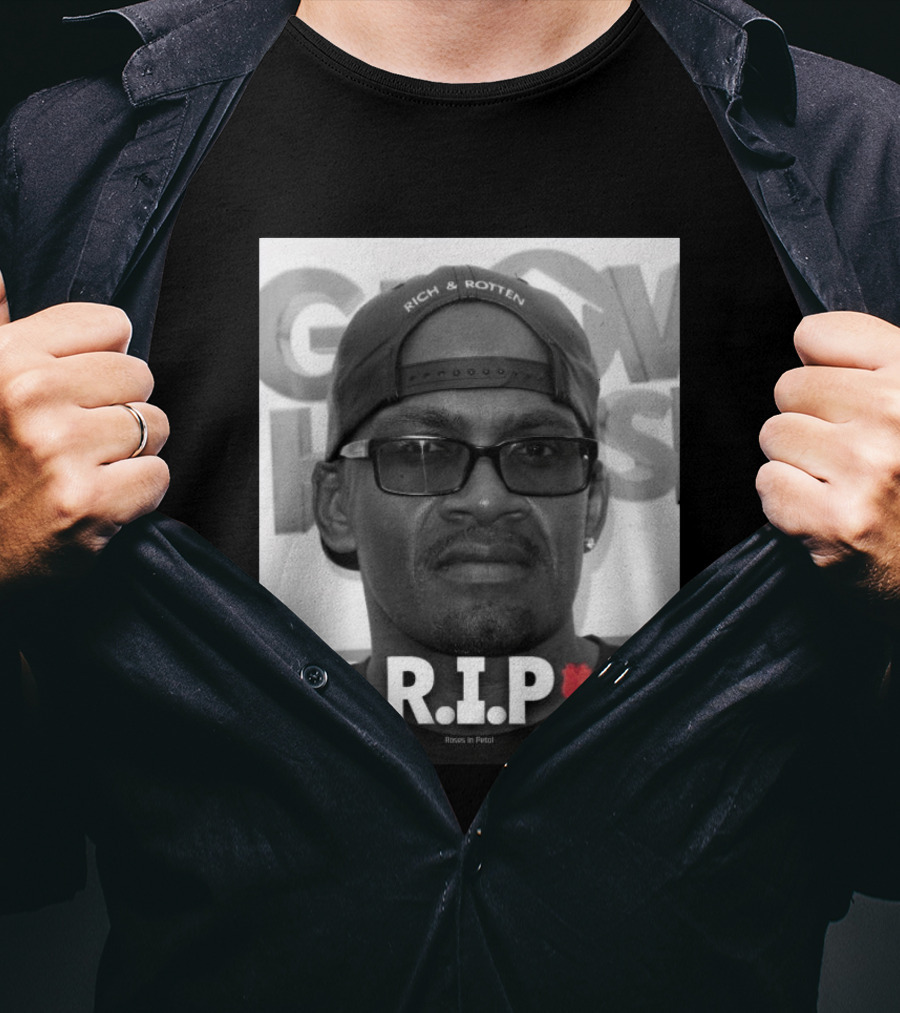 RIP Rich & Rotten Roses In PetalGrove Street Shawn Fonteno T-Shirt