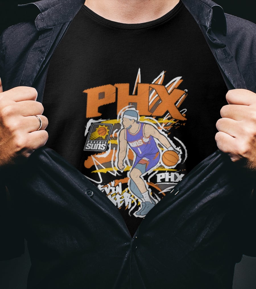 Phoenix Suns Devin Booker PHX Basketball Player T-Shirt