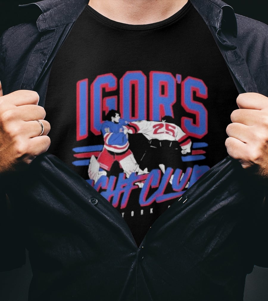 Igor's Fight Club New York City Hockey Rivalry 25 T-Shirt